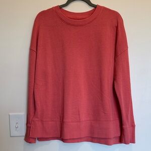 Time and Tru Coral Textured Lightweight Sweater Size Medium
